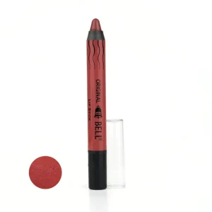 رژلب مدادی ضدآب اورجینال بل BELL شماره 05