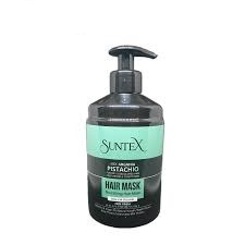 ماسک مو پسته سانتکس suntex مخصوص موهای خشک و رنگ شده حجم 500 میلی لیتر