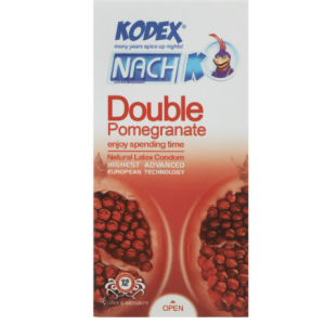 کاندوم کدکس مدل Double Pomegranate بسته 12 عددی