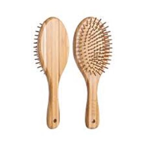 برس مو چوبی بامبو Bamboo مدل بیضی