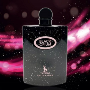 ادوپرفیوم زنانه والدمار مدل Black Opium با رایحه گرم حجم 100 میلی‌لیتر