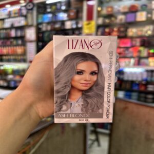 پودر دکلره رنگی لیزانو LIZANO رنگ بلوند خاکستری
