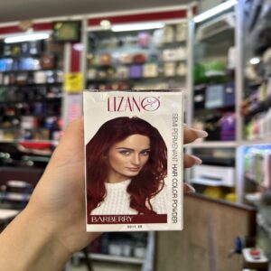 پودر دکلره رنگی لیزانو رنگ (زرشکی) حجم 50 گرم