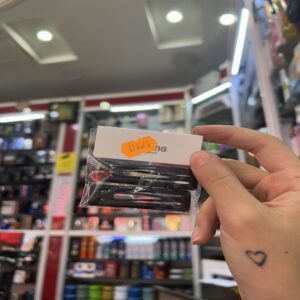گیره تق تقی روکش دار مشکی کد 6166